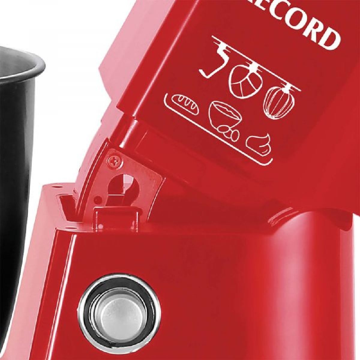 RECORD - Batidora Roja con Pedestal de 5 Litros y 1000W – 2106100012