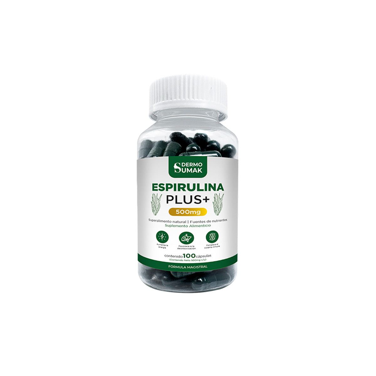 GENERICO - Espirulina Plus+ 500mg Dermo Sumak