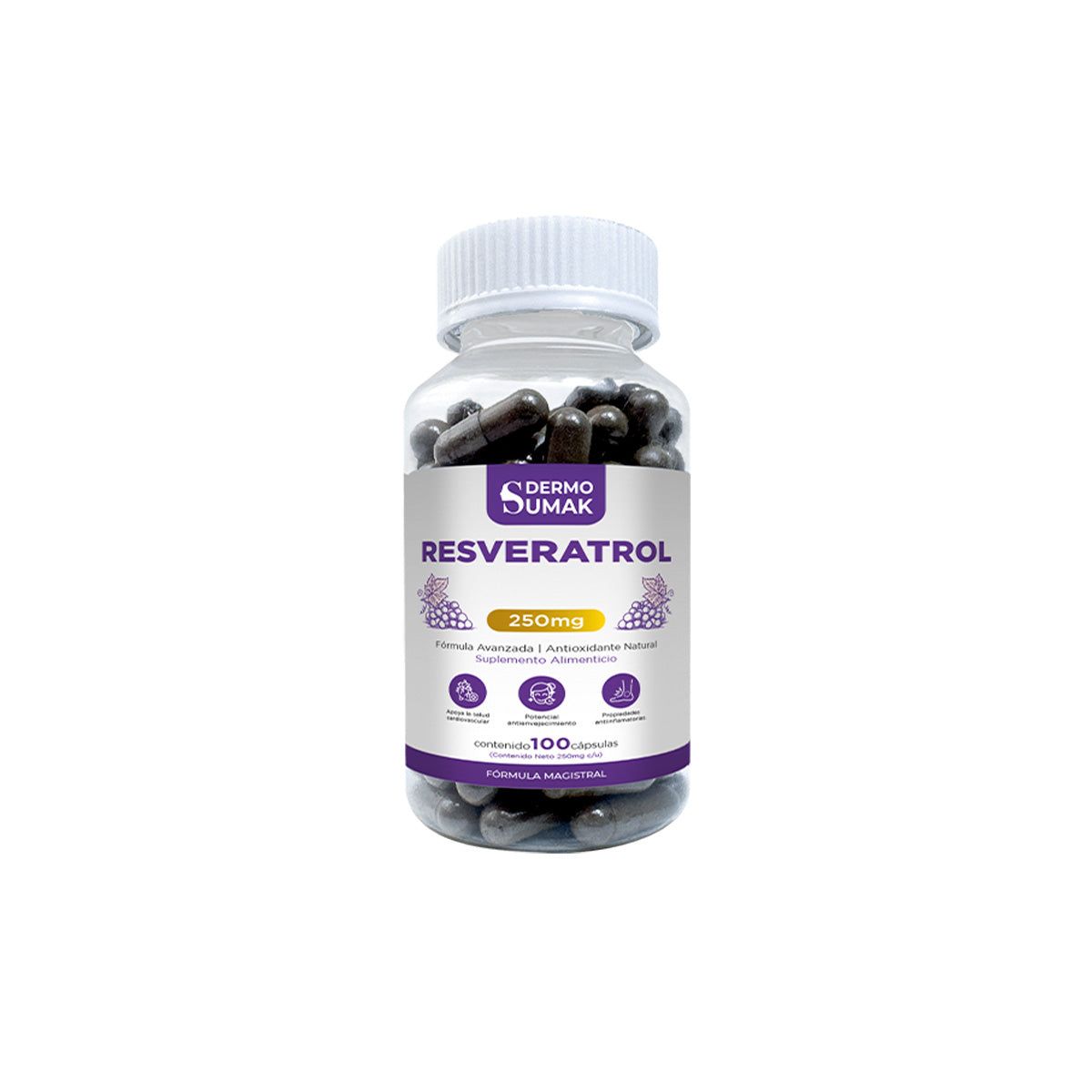 GENERICO - Resveratrol Plus+ 250mg Dermo Sumak