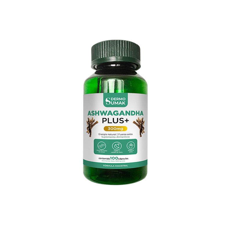 GENERICO - Ashwagandha Plus+ 100 Capsulas Dermo Sumak