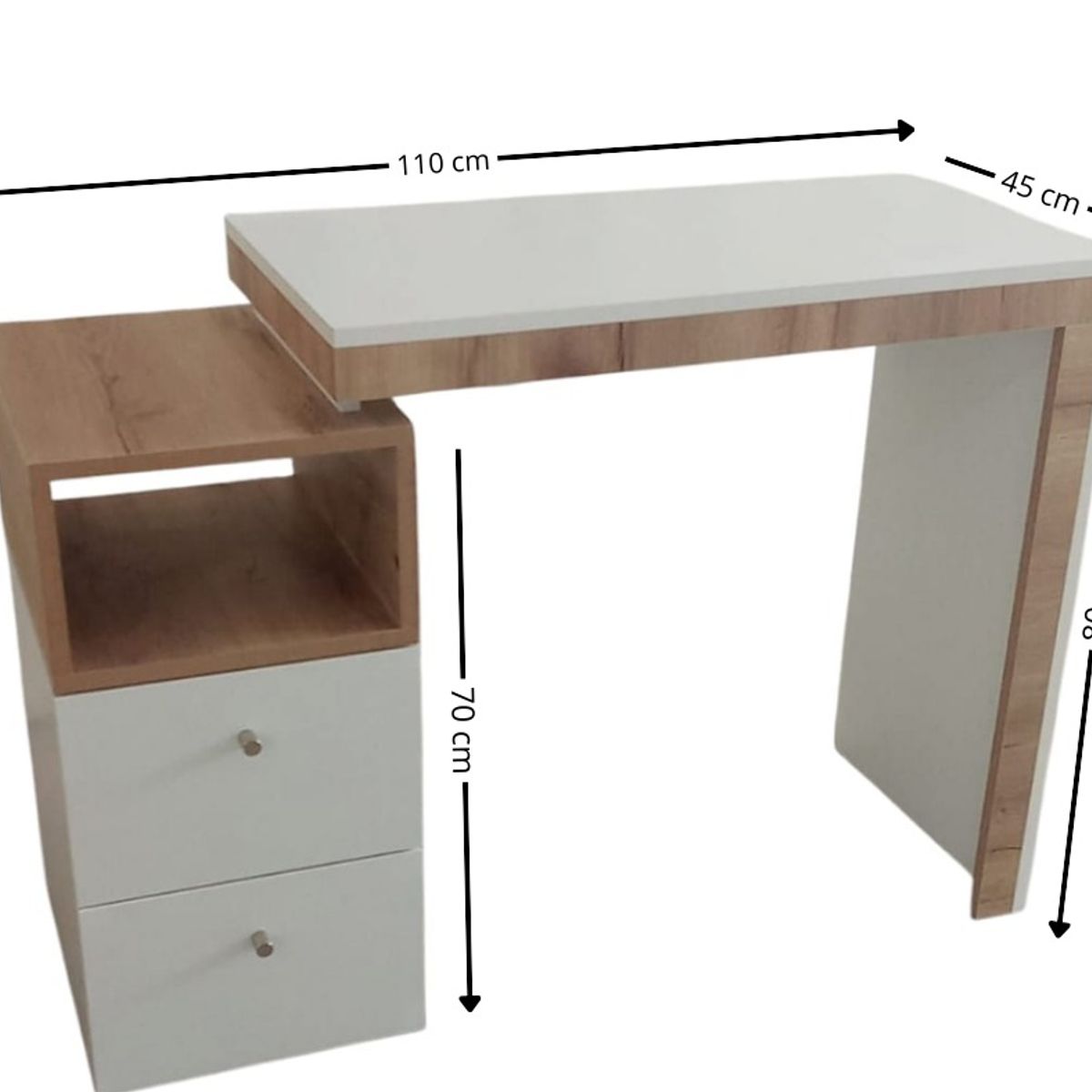 GENERICO - Escritorio Modelo Archivador Melamina Duna