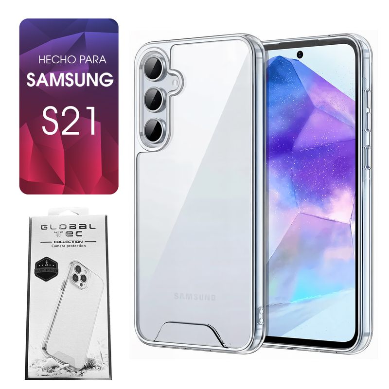 ASIA IMPORT - Space Case Transparente Samsung S21 Funda Para celular