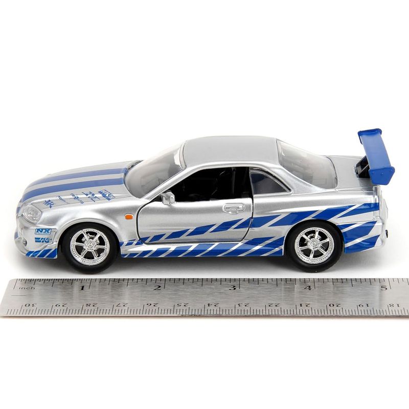 JADA TOYS - Auto a escala - Rapidos y Furiosos - Jada Toys - 1.32 - Skyline R34 Plata