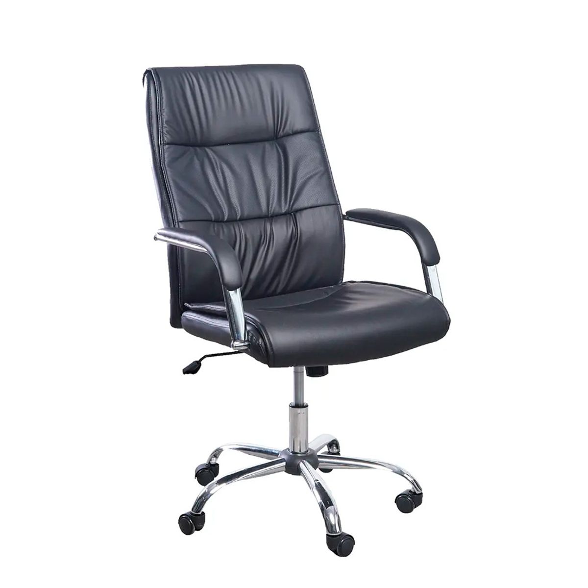 OFIDEAS - Silla De Oficina Valencia Cuero Negro Ofideas