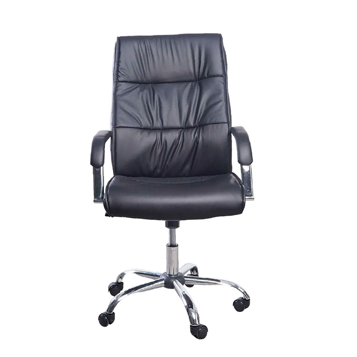 OFIDEAS - Silla De Oficina Valencia Cuero Negro Ofideas