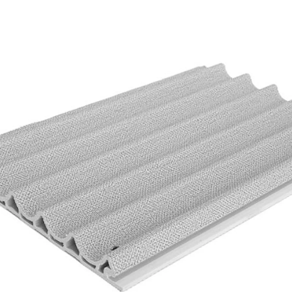 DECORPLAS - Wall Panel Wpc Para Interior Concave Grueso Color Lino Manto