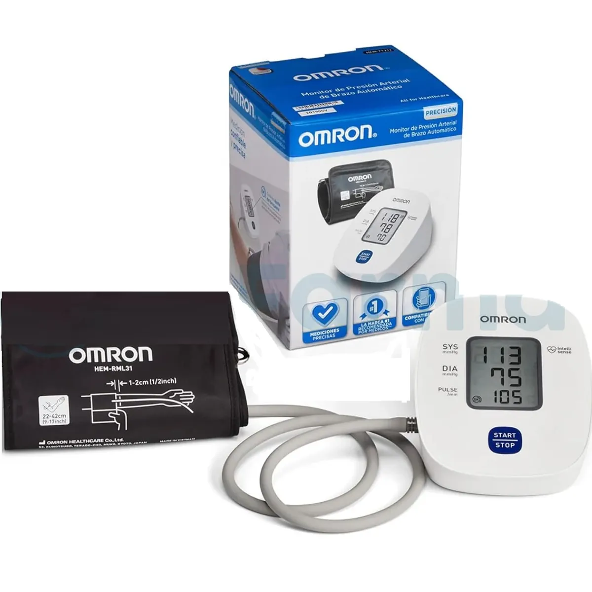 OMRON - TENSIOMETRO DE BRAZO OMRON 7121 SMART