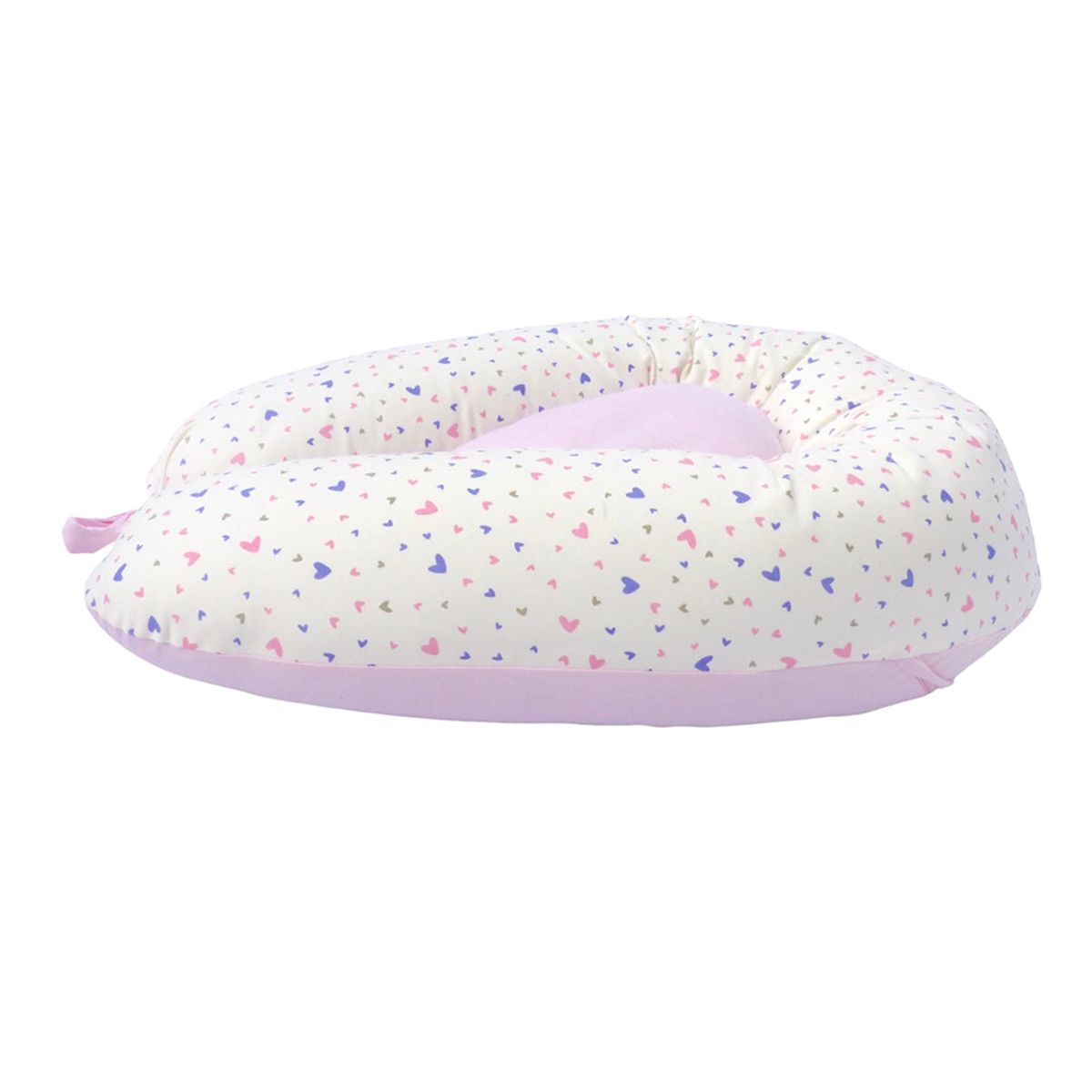 INFANTI - ALMOHADA DE LACTANCIA PRE Y POST NATAL HEARTS ROSADO