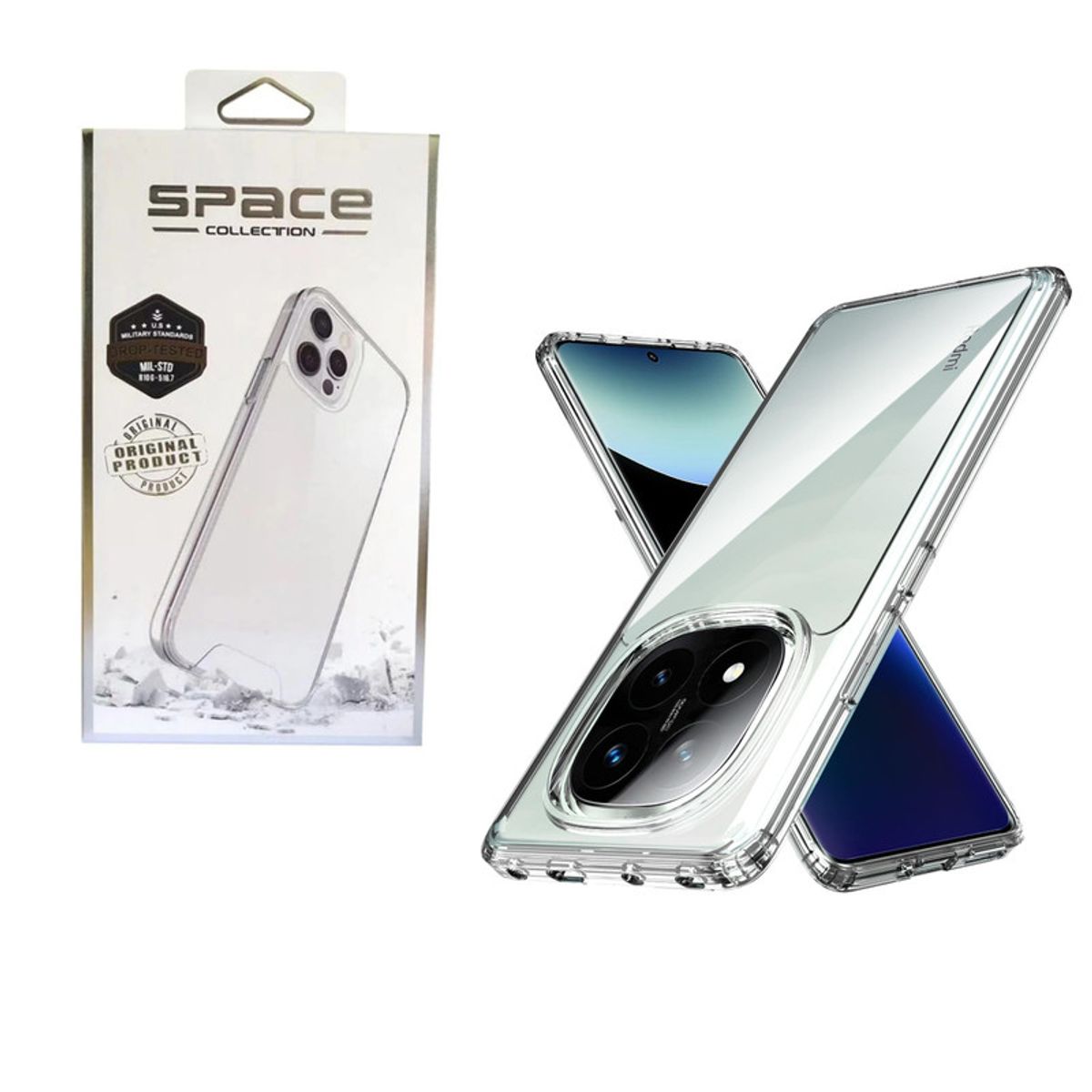 SPACE - Case Transparente Space Para Xiaomi Note 14 Pro Plus