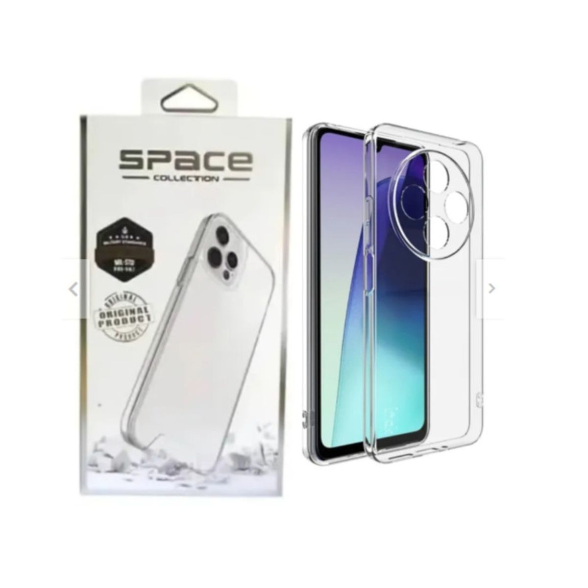 SPACE - Case Transparente Space Para Xiaomi Redmi 14C