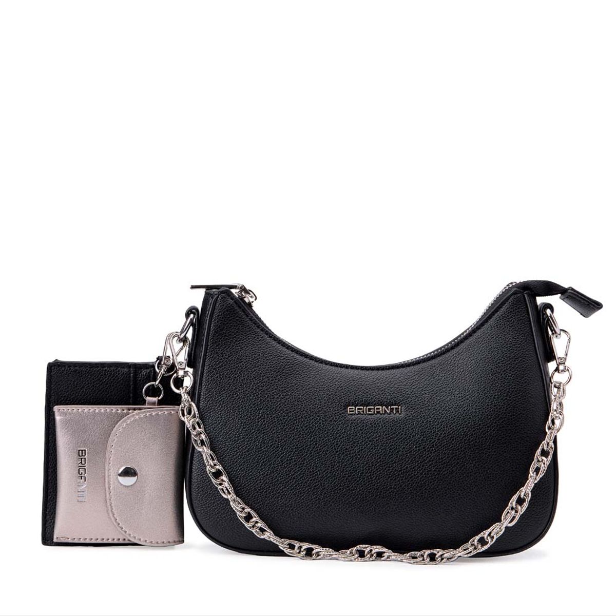 VIALE - Morral Shoulder Bag BRI-MO2521 NegroPlatq Briganti