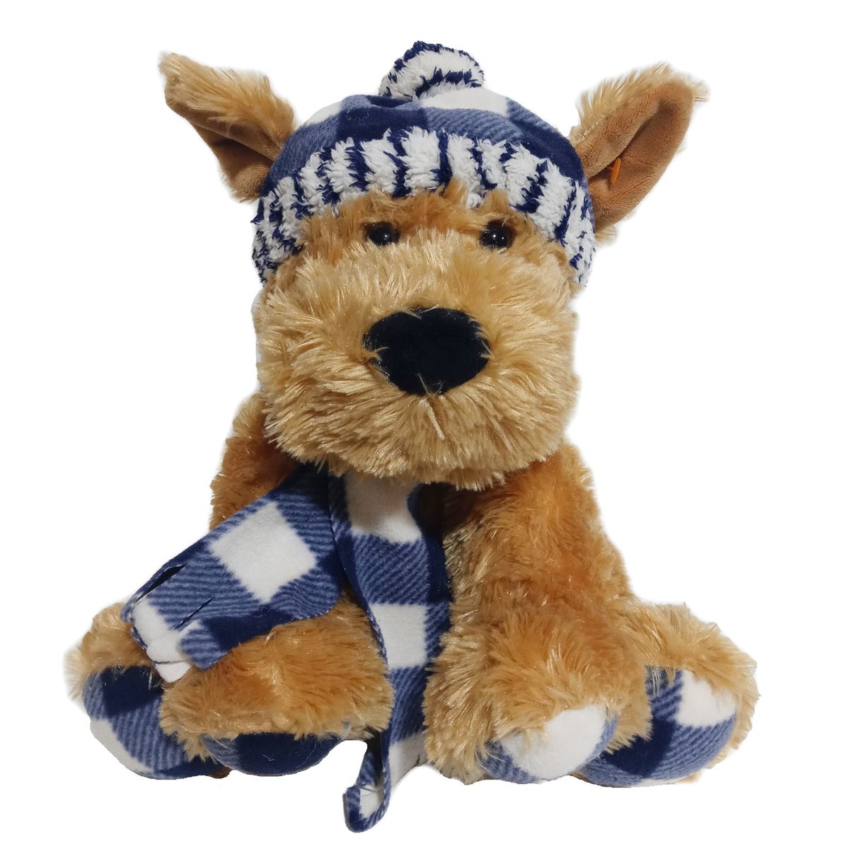 GENERICO - Peluche Perro Terrier Australiano Gorro Chalina 30cm