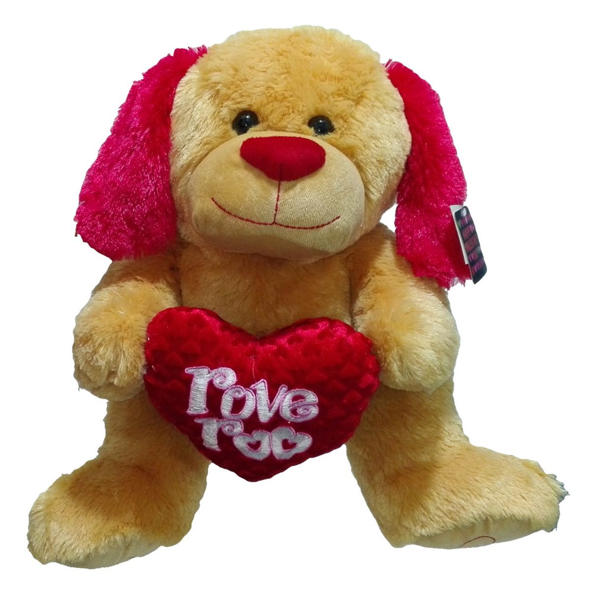 GENERICO - Peluche Perro Corazon I Love You 59cm