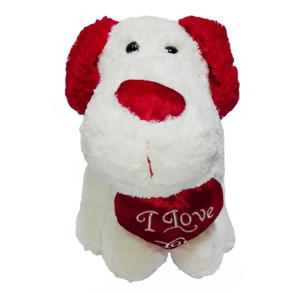 GENERICO - Peluche Perro I Love You 39cm