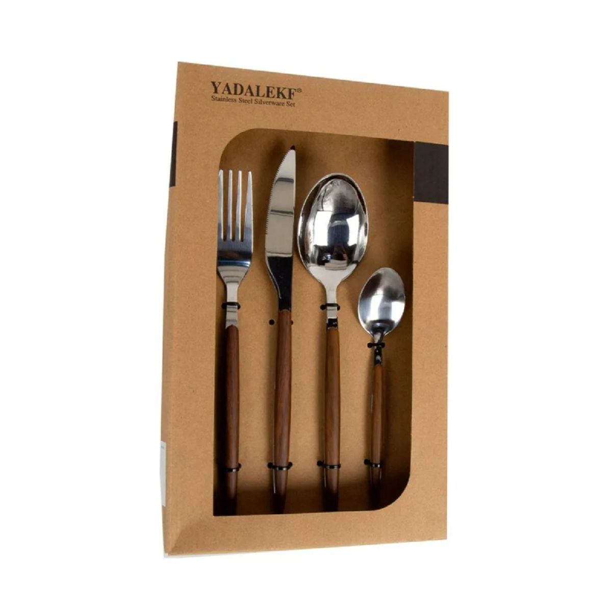 Ichimatsu - Set Cubiertos x16 Pzas m/Madera Cutlery - 10286558