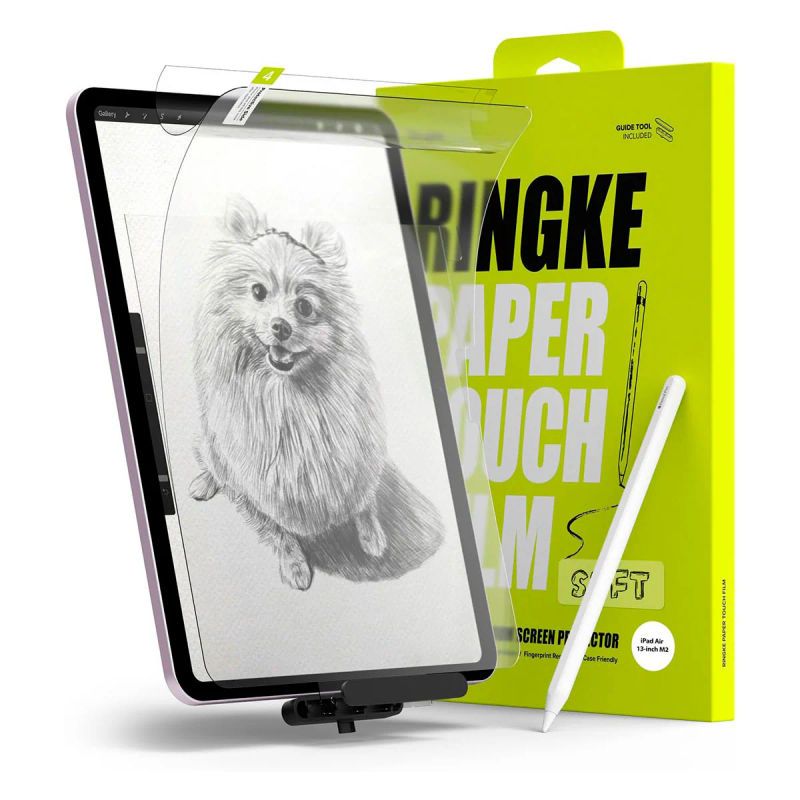 RINGKE - Protector Pantalla iPad Air 13 M3 M2 Ringke Textura Papel Delgado