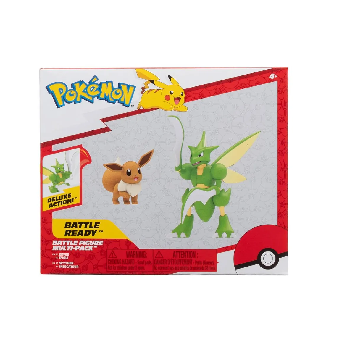 POKEMON - Pokemon Jazwares Figura Pack Eevee Scyther