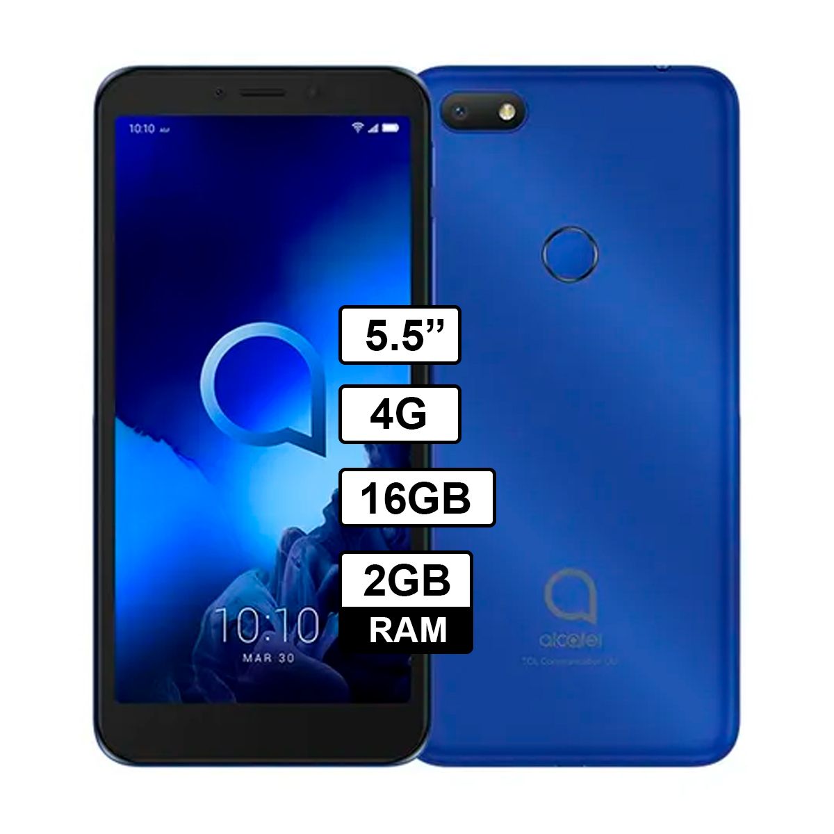 ALCATEL - Celular ALCATEL 1V - 2GB RAM 16GB Color Anthracite Black