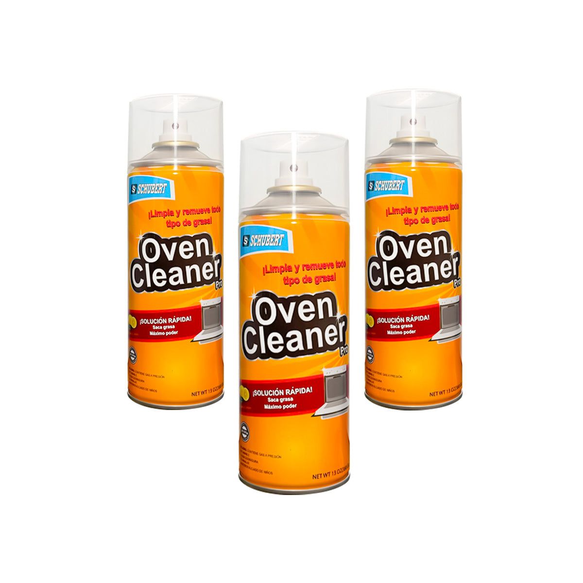 GENERICO - Limpiador De Hornos 368Gr - Schubert 3 Unid