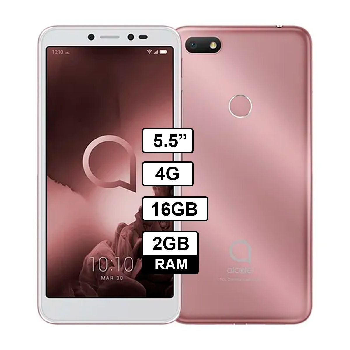 ALCATEL - Celular ALCATEL 1V - 2GB RAM 16GB Color Metallic Rose