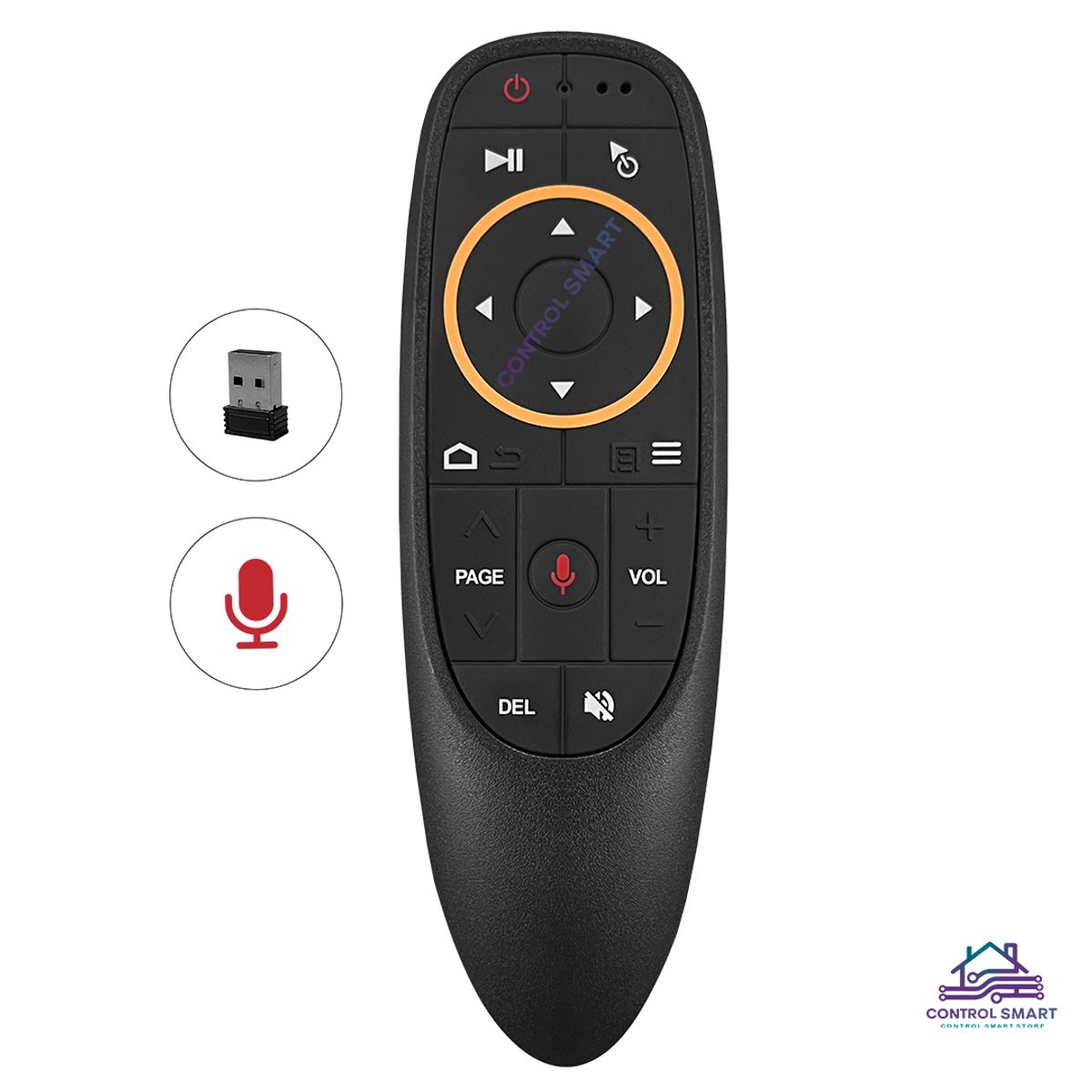 GENERICO - Air Mouse Con Control De Voz Para Pc y Smart TV