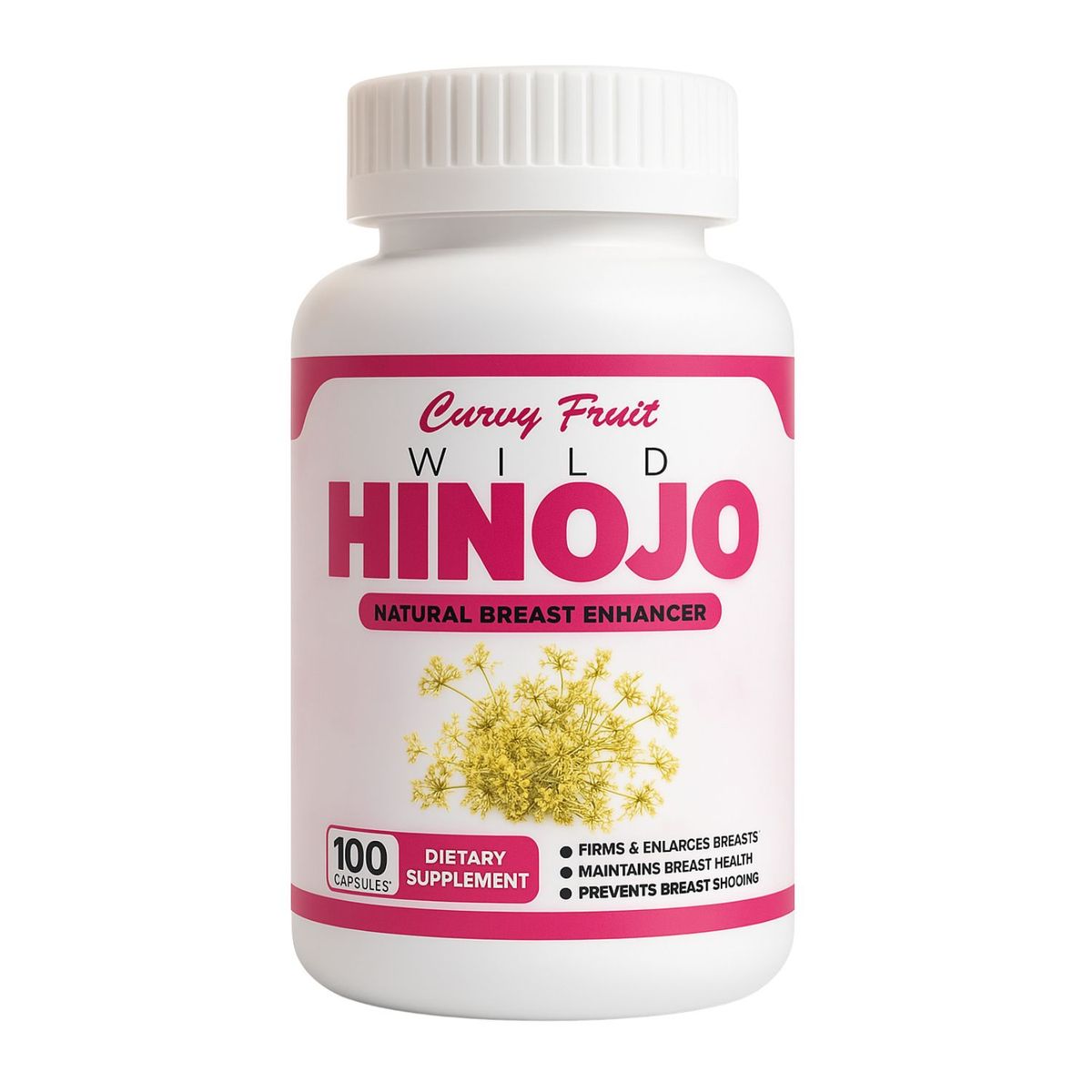 CURVY FRUIT - Wild Hinojo Curvy Fruit 100 capsulas 600 mg - aumento de busto