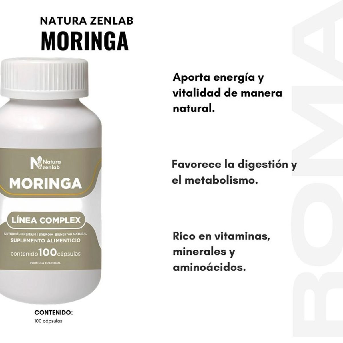 GENERICO - MORINGA COMPLEX 300MG NATURA ZENLAB