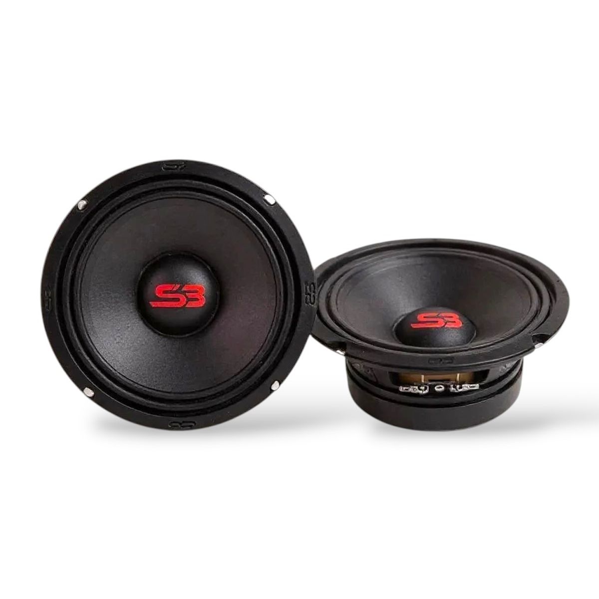 GENERICO - Parlantes Medios Rango Mid Bass 6.5 Pulgadas 600W SOUNDBEAT