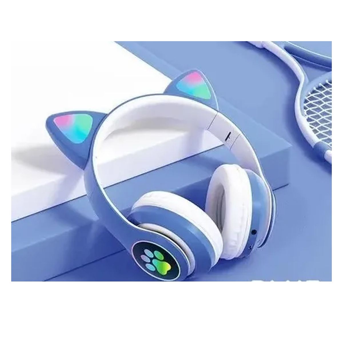 GENERICO - Auricular Inalámbrico Gato bluetooth STN-28 Azul