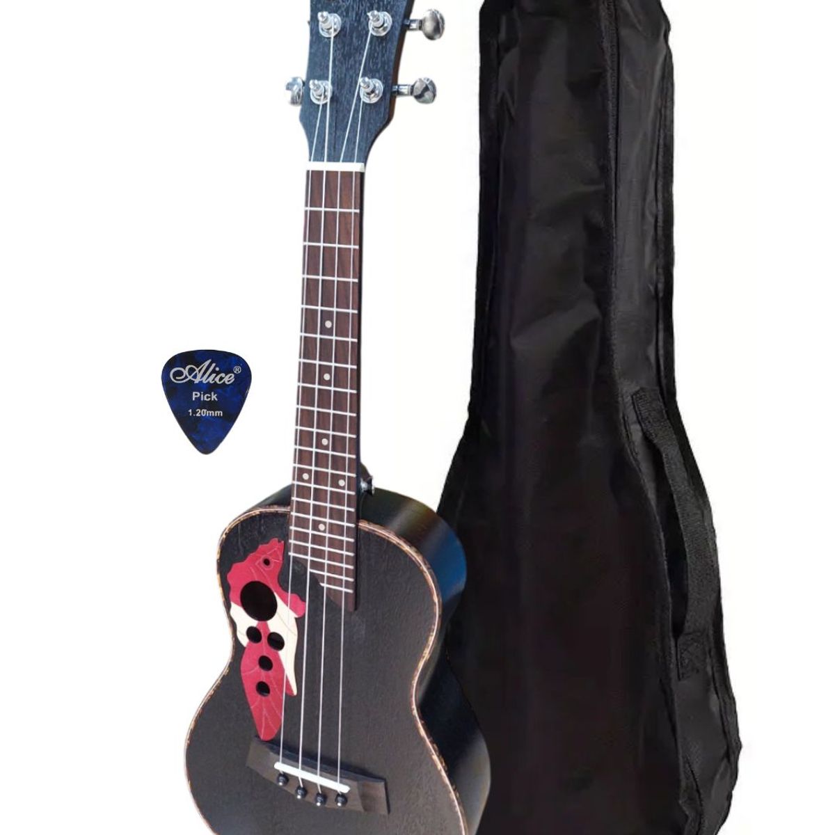 GENERICO - UKELELE CONCIERTO BLACK EDITION STANDAR