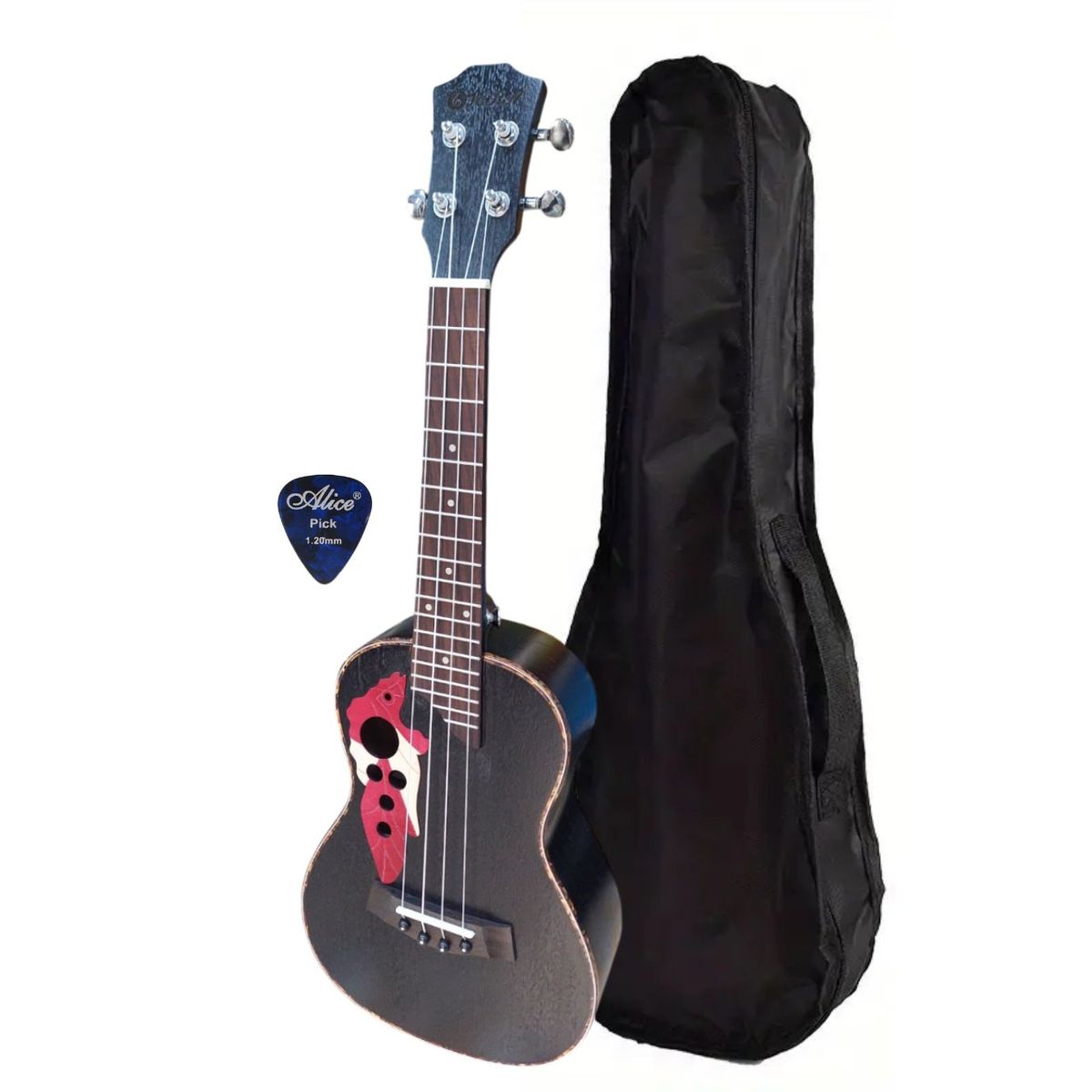 GENERICO - UKELELE CONCIERTO BLACK EDITION STANDAR