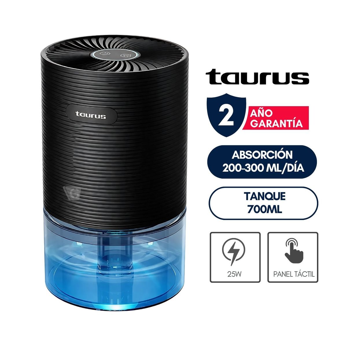 TAURUS - Deshumedecedor Portátil Taurus  Mod DH-250