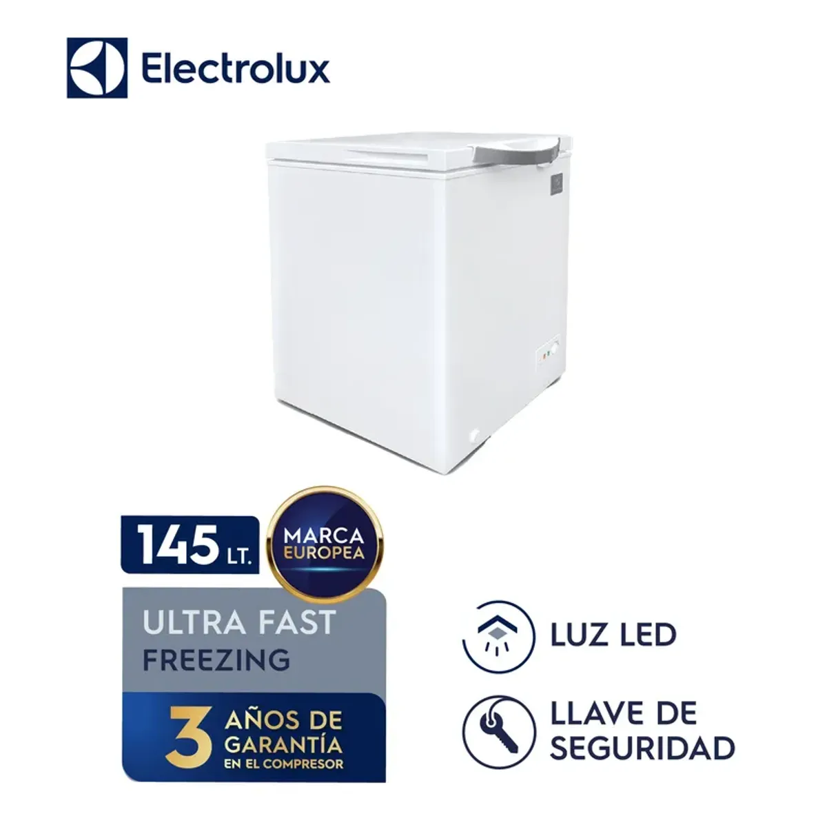 ELECTROLUX - Congeladora Ultra Fast Freezing Electrolux de 145L  EFC15A2HPWB