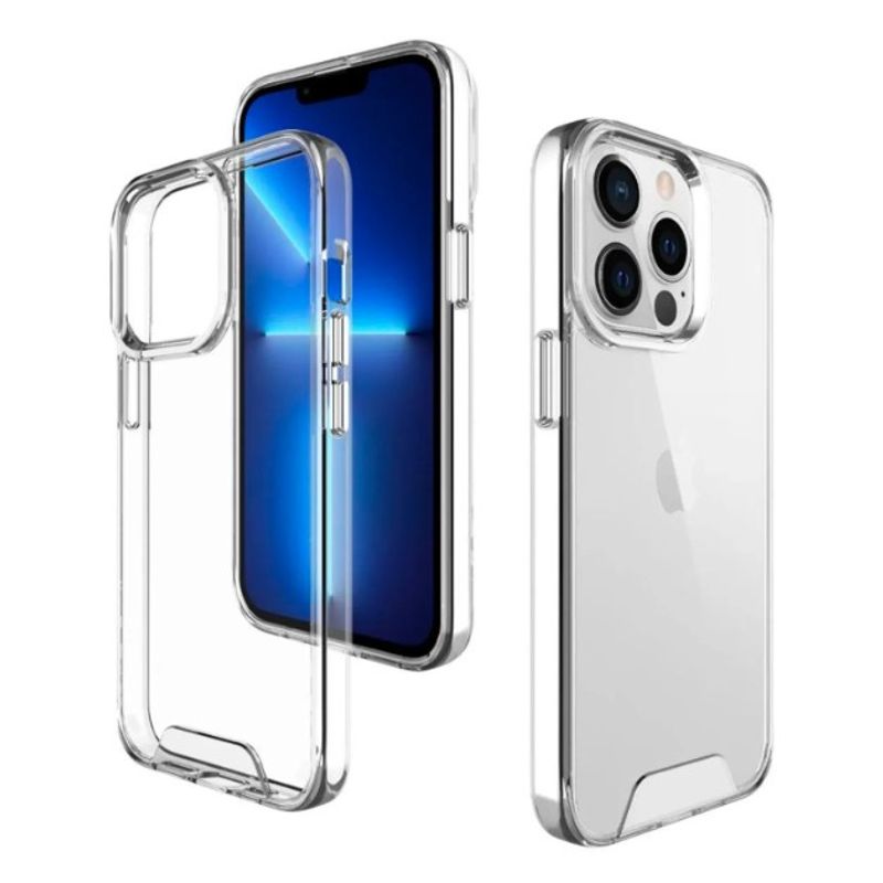 GENERICO - CASE SPACE PARA IPHONE 16 PRO MAX -TRANSPARENTE