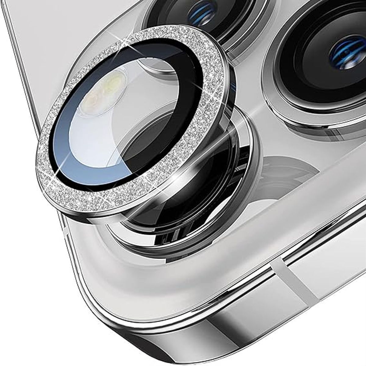 Protector De Cámara IPhone 11 Pro / IPhone 11 Pro Max / IPhone 12 Pro Diamantes, marca GENERICO - Foto 2
