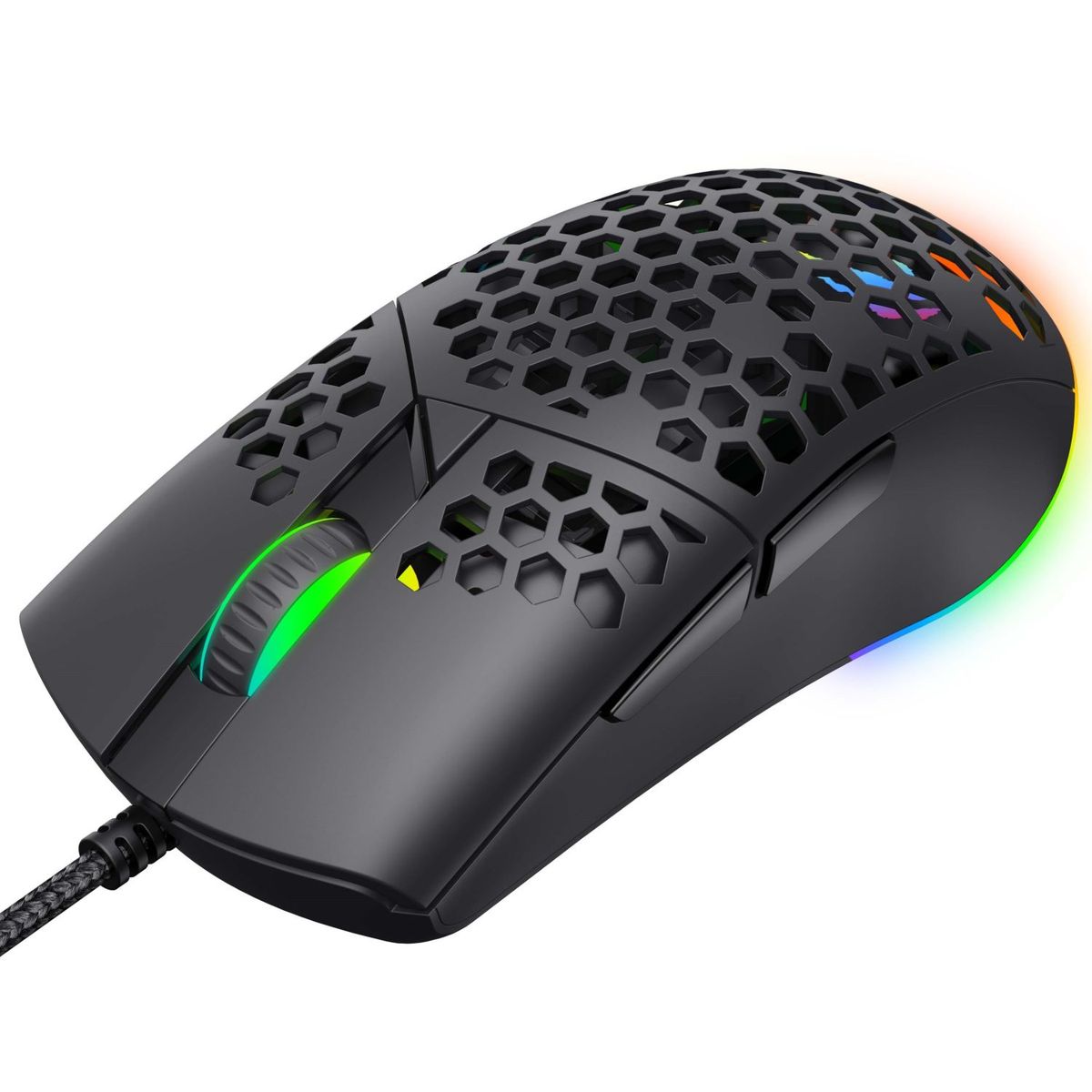 HAVIT - Mouse Gamer Havit MS1036 RGB Programable 7200 DPI Negro