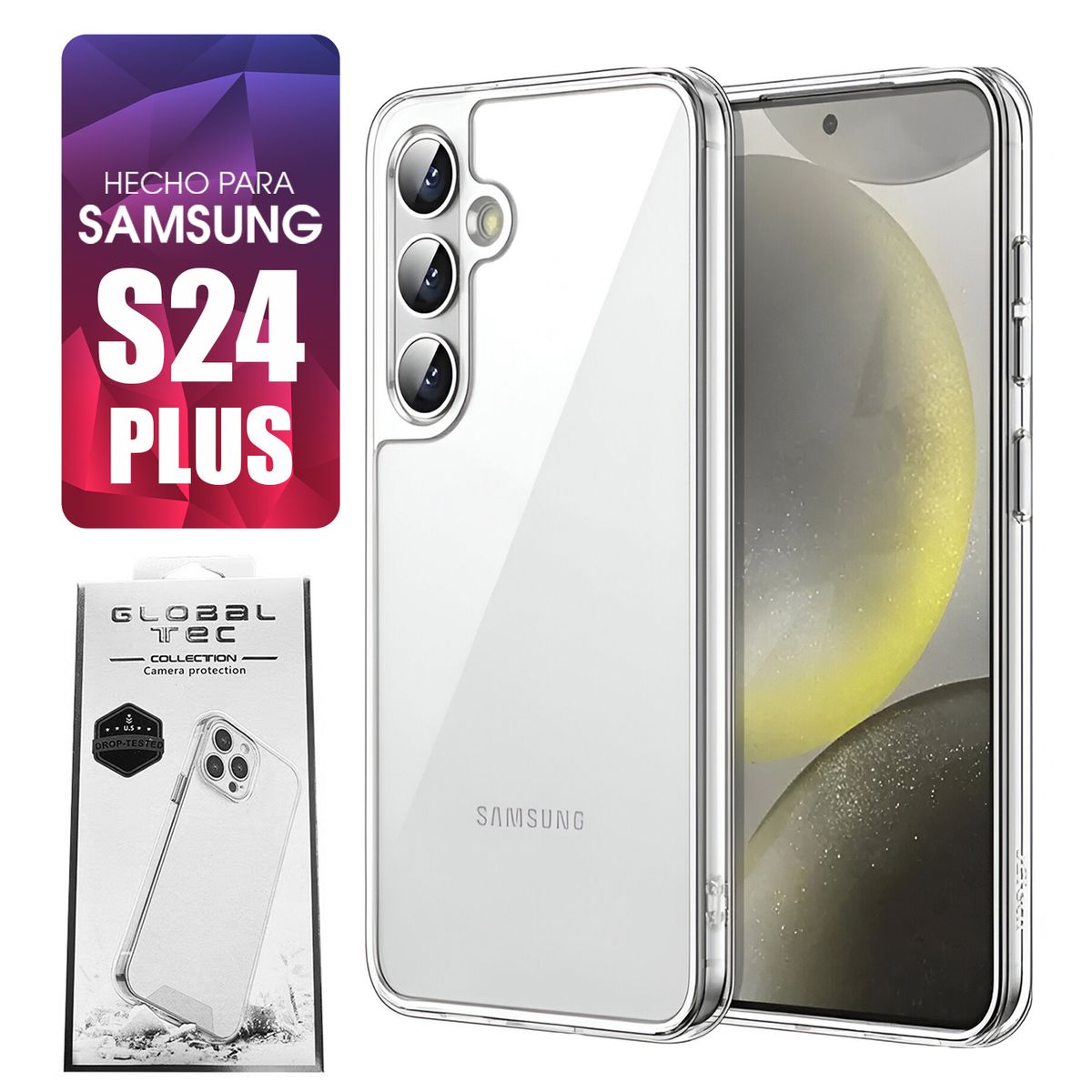 ASIA IMPORT - Space Case Transparente Samsung S24 Plus Funda Para celular