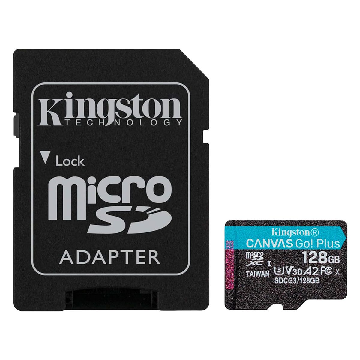KINGSTON - KINGSTON SDCG3/128GB Memoria MicroSDXC 128GB Canvas Go C10