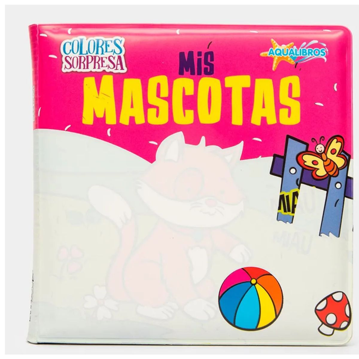 GENERICO - libro infantil magico de agua mis mascotas