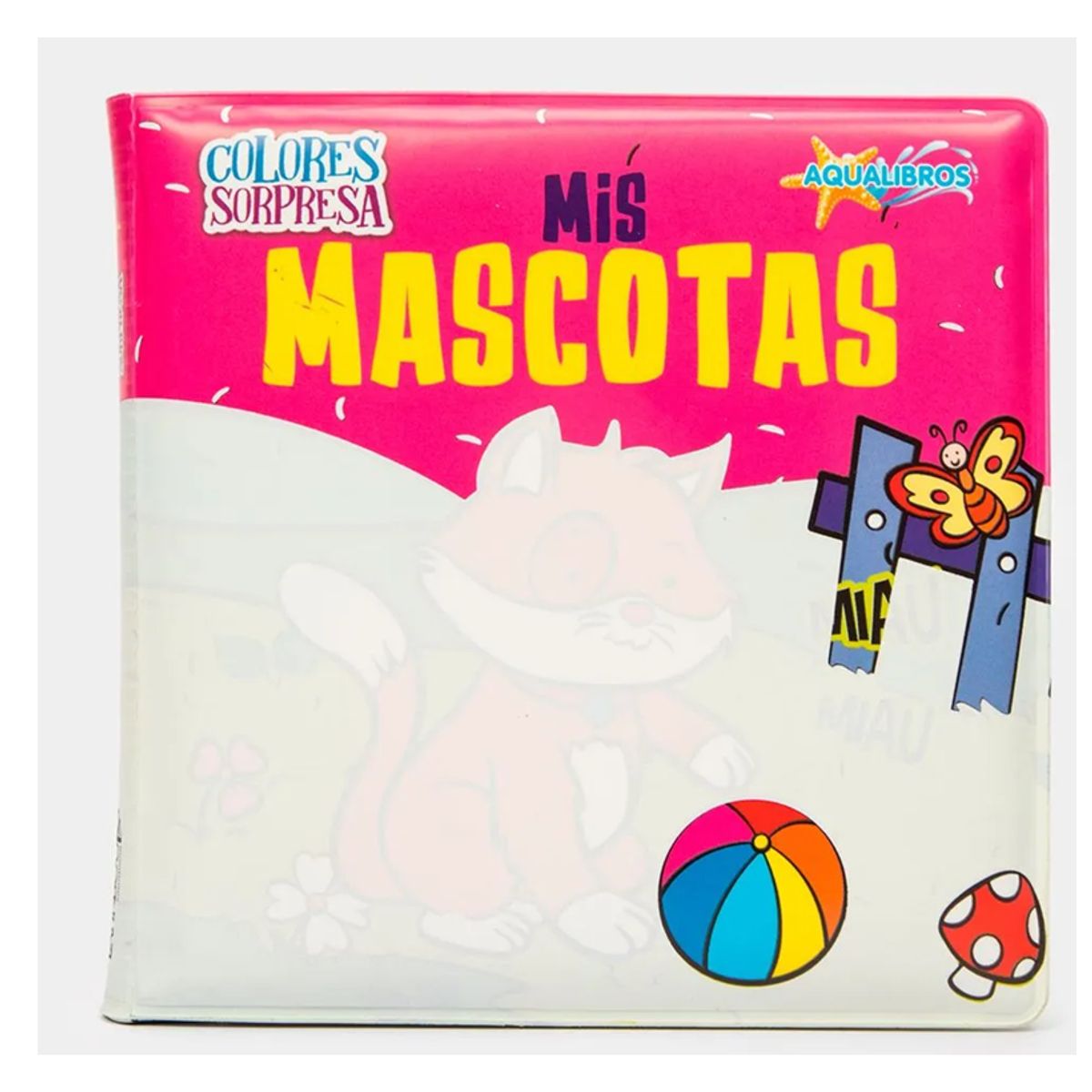 GENERICO - libro infantil magico de agua mis mascotas