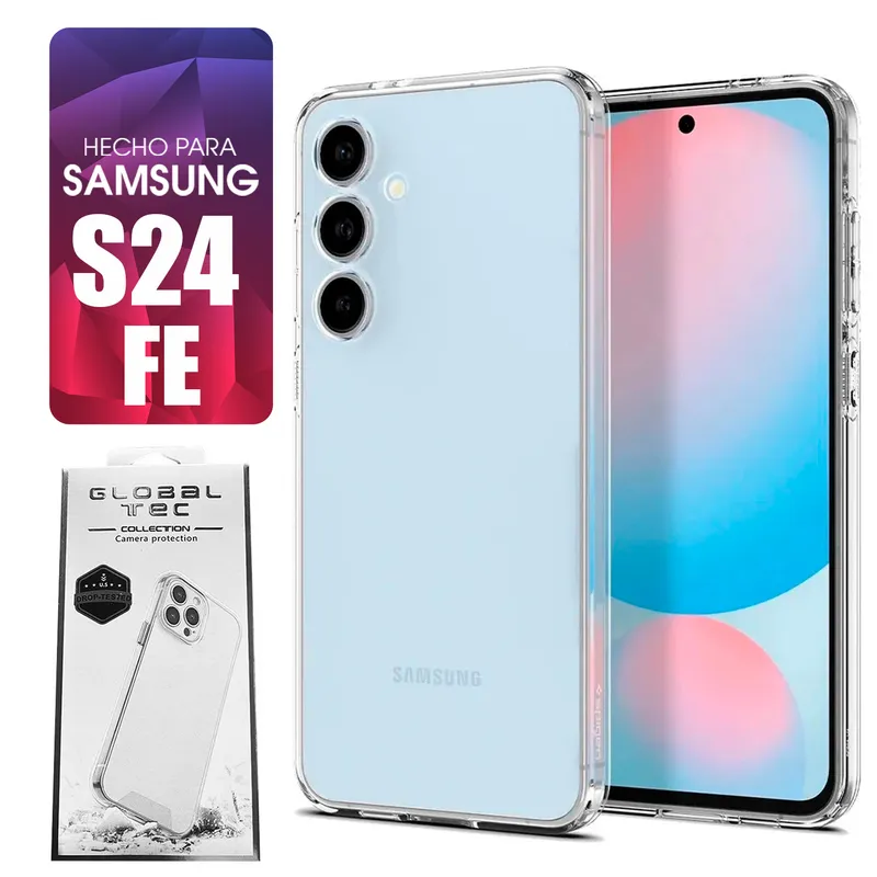 ASIA IMPORT - Space Case Transparente Samsung S24 FE Funda Para celular