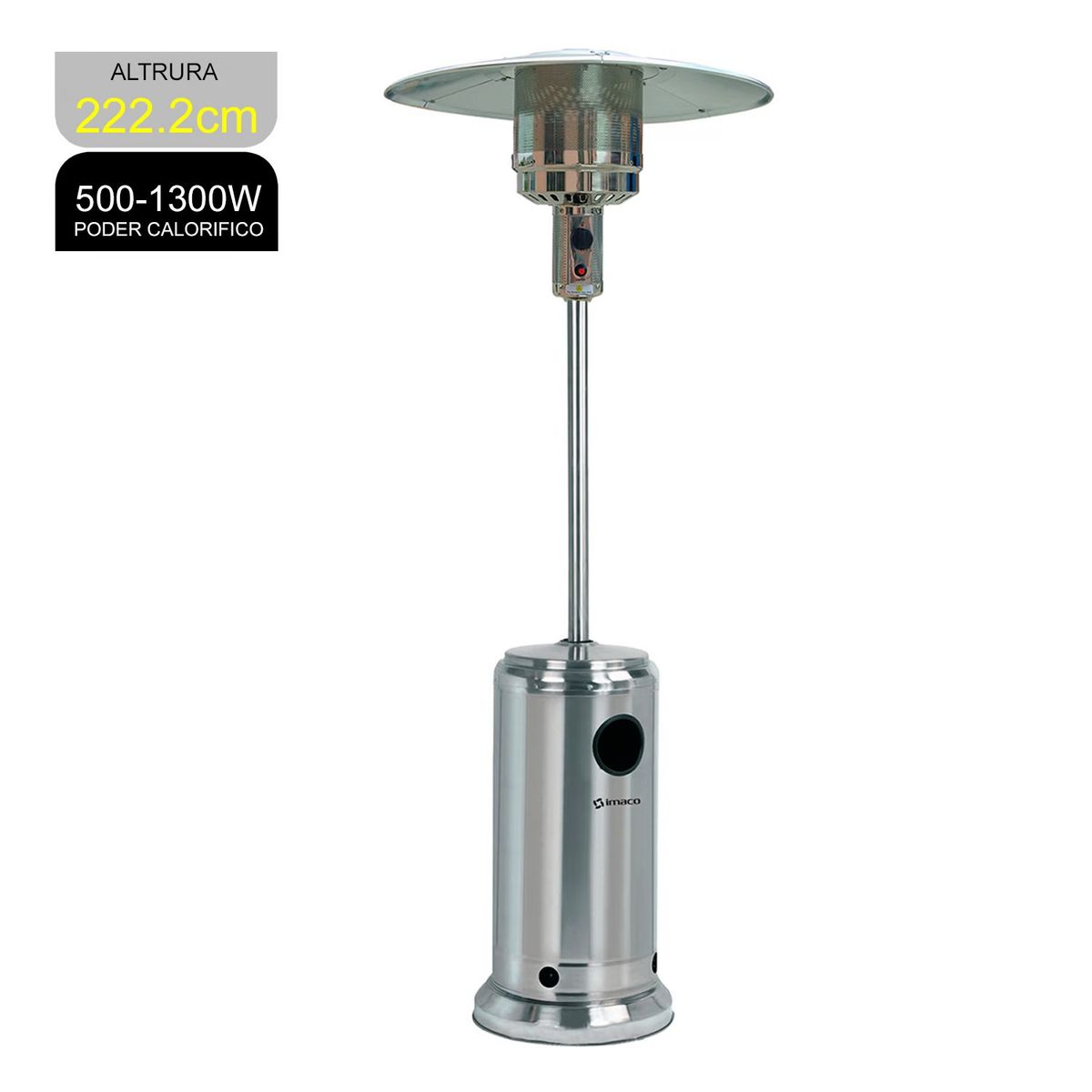 IMACO - Calentador de patio a gas GLP tipo hongo PHS130