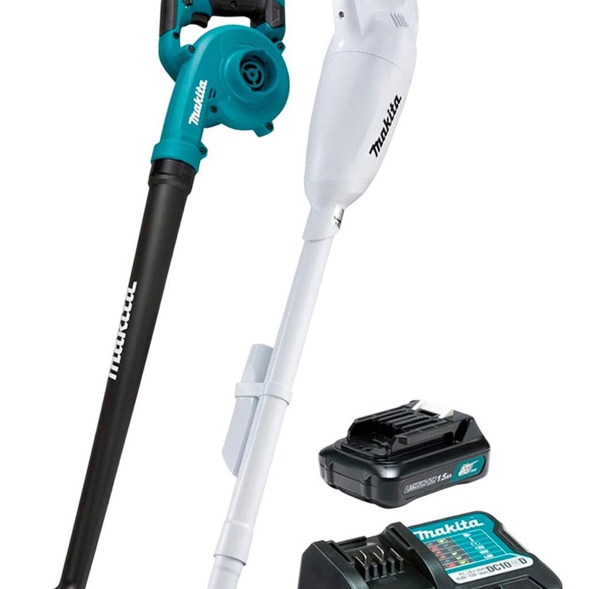 MAKITA - Aspiradora y Soplador Makita 12V BL Batería y Cargador CLX248