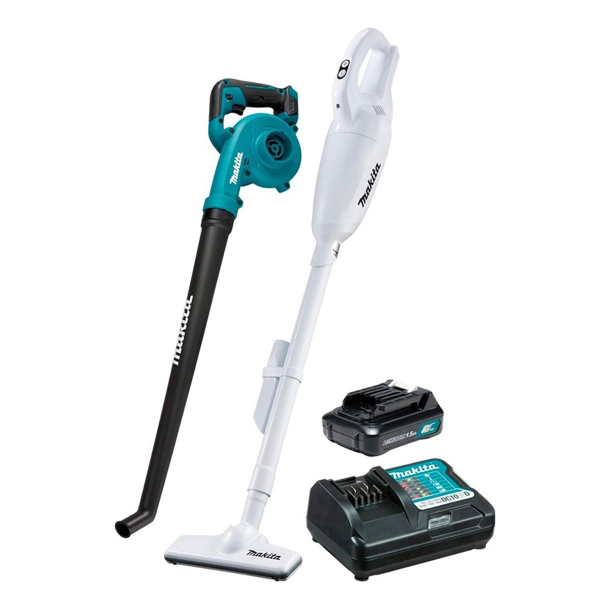 MAKITA - Aspiradora y Soplador Makita 12V BL Batería y Cargador CLX248