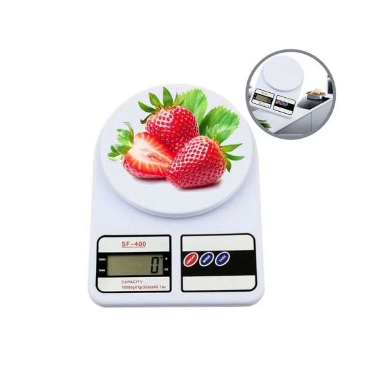 GENERICO - Balanza Gramera Electrónica Digital hasta 10kg cocina