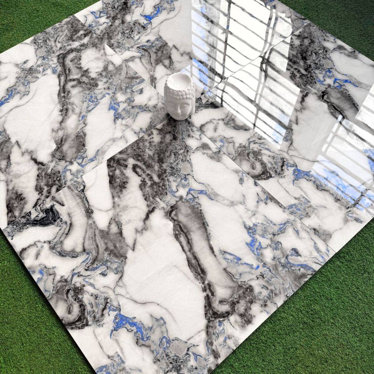 EJESA CREA TU ESPACIO IDEAL - PORCELANATO BLACK BLUE 60X60cm  144m2  VITRIFICADO