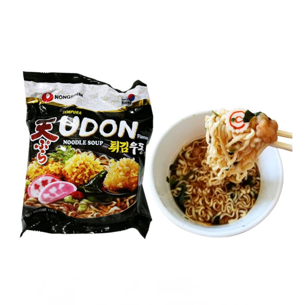 GENERICO - Fideos Ramen Sabor Udon Tempura 118gr Nong Shim