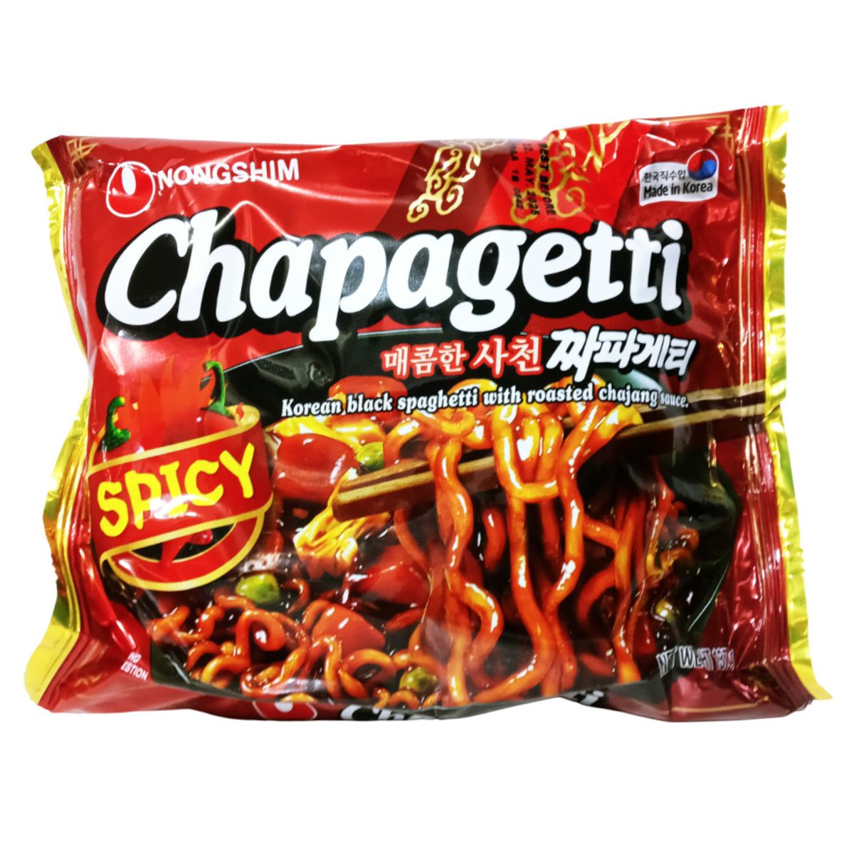 GENERICO - Fideos Ramen Chapagetti Sabor Salsa Chajang Picante 137gr
