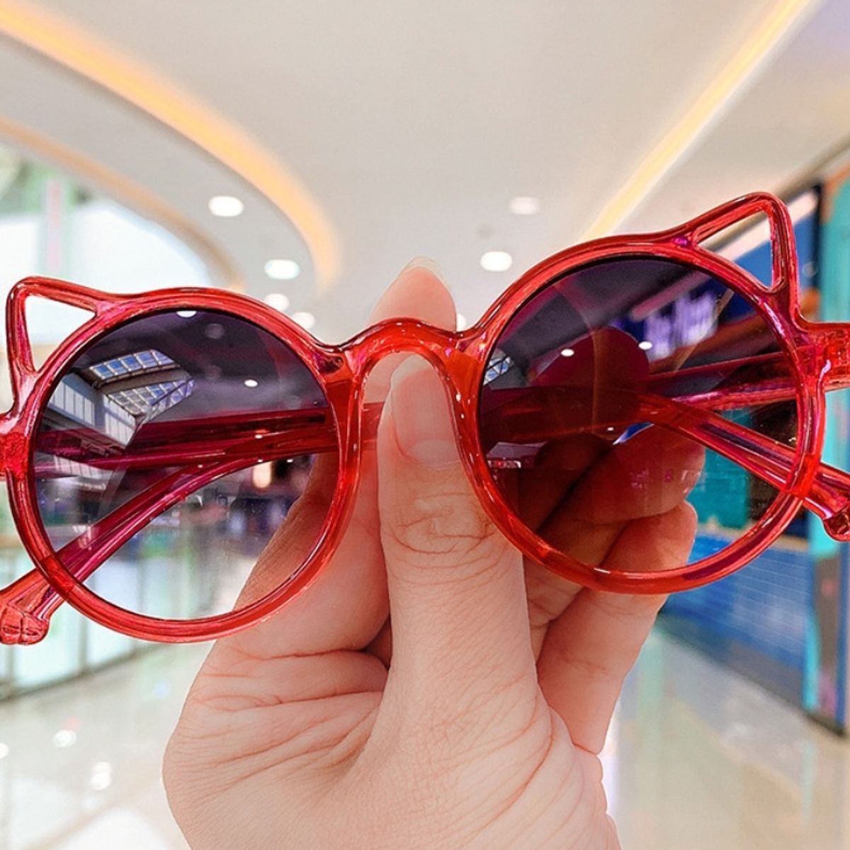 GENERICO - LENTES DE SOL PARA NIÑA  - MODELO GATITO