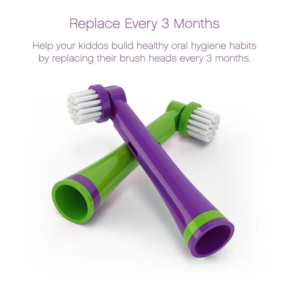 GENERICO - Cabezales de Repuestos para Cepillo Electrico Brusheez - Snappy el Cocodrilo